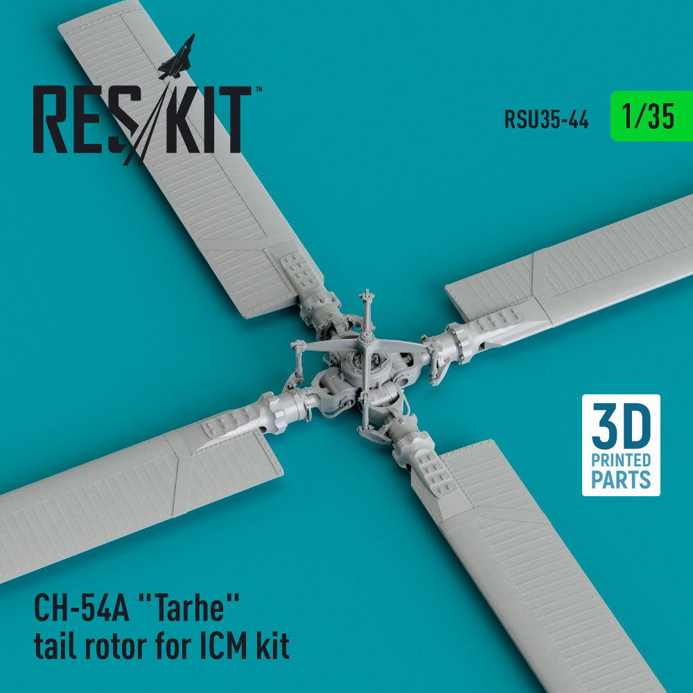 Sikorsky CH-54A Tarhe tail rotor (designed to be used with ICM kits) (3D-Printed)