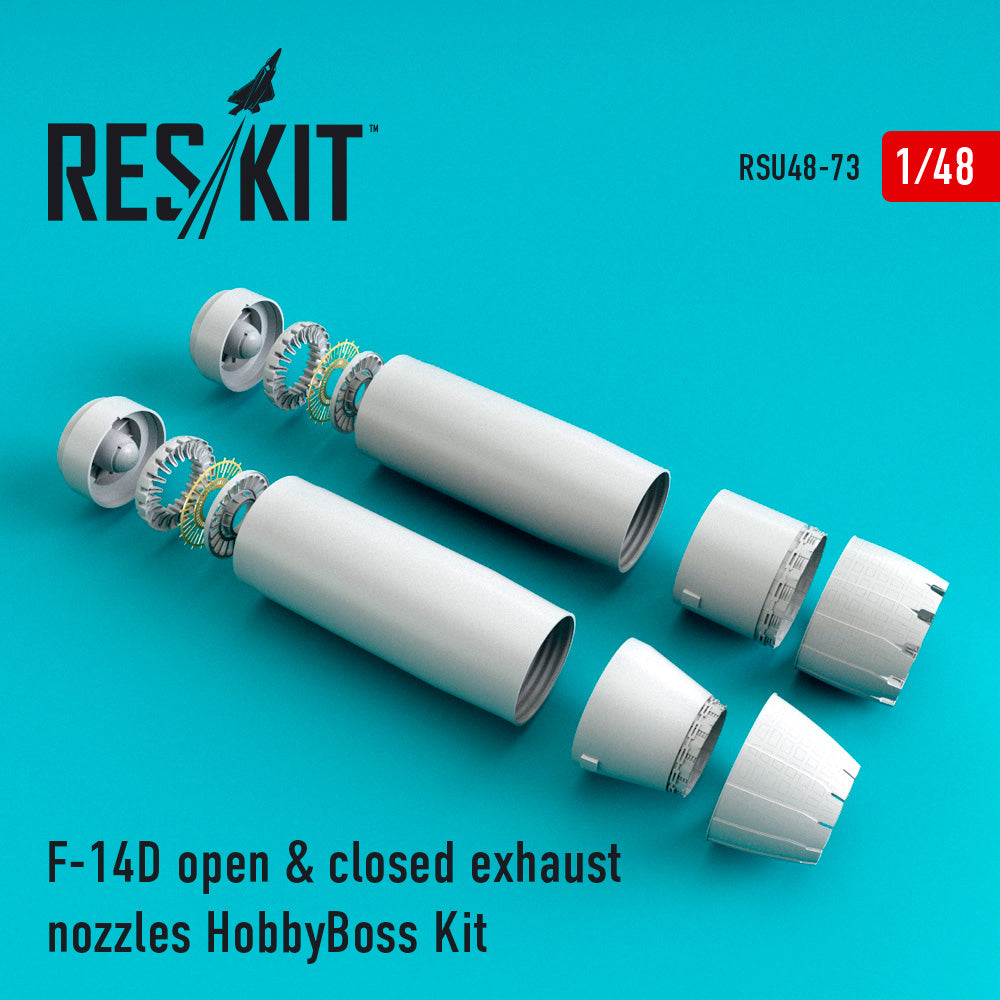 Grumman F-14D Tomcat open & closed exhaust nozzles (designed to be used with Hobby Boss kits) (discontinued August 2023)