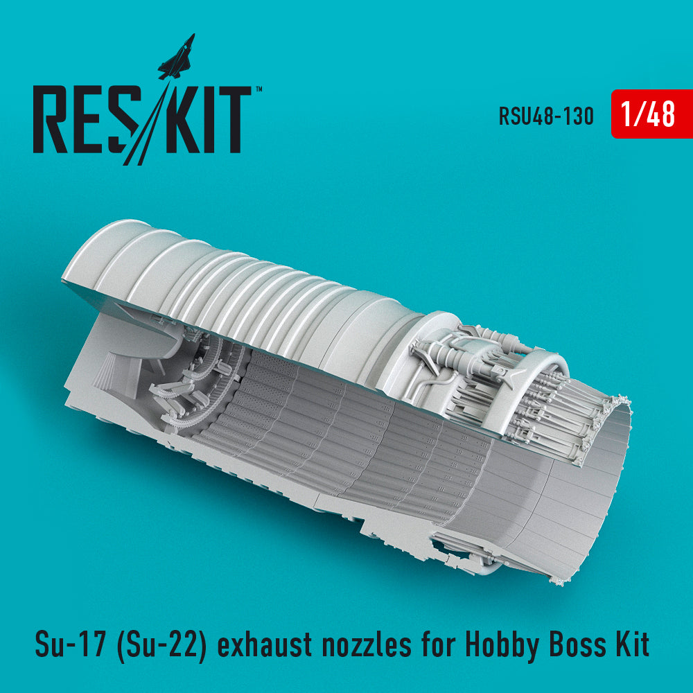 Sukhoi Su-17 (Su-22) exhaust nozzles (designed be used with Hobby Boss kits)