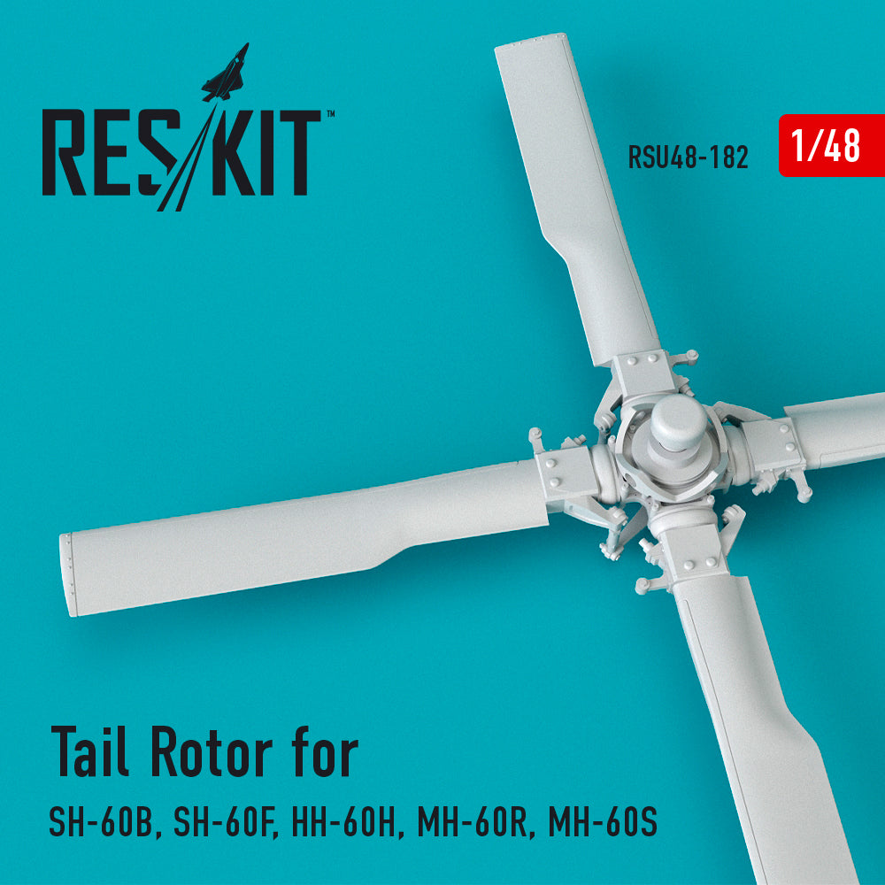 Tail Rotor for Sikorsky SH-60B, SH-60F, HH-60H, MH-60R, MH-60S (designed to be used with ICMUA UK kits)(Reskit sold out July 2025)