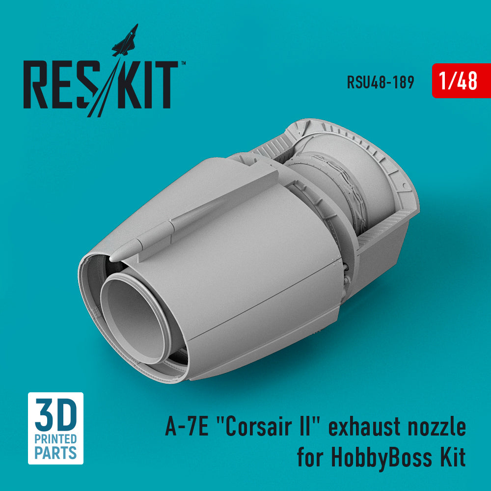 LTV A-7E Corsair IIexhaust nozzle (designed to be used with Hobby Boss kits) (3D-Printed)