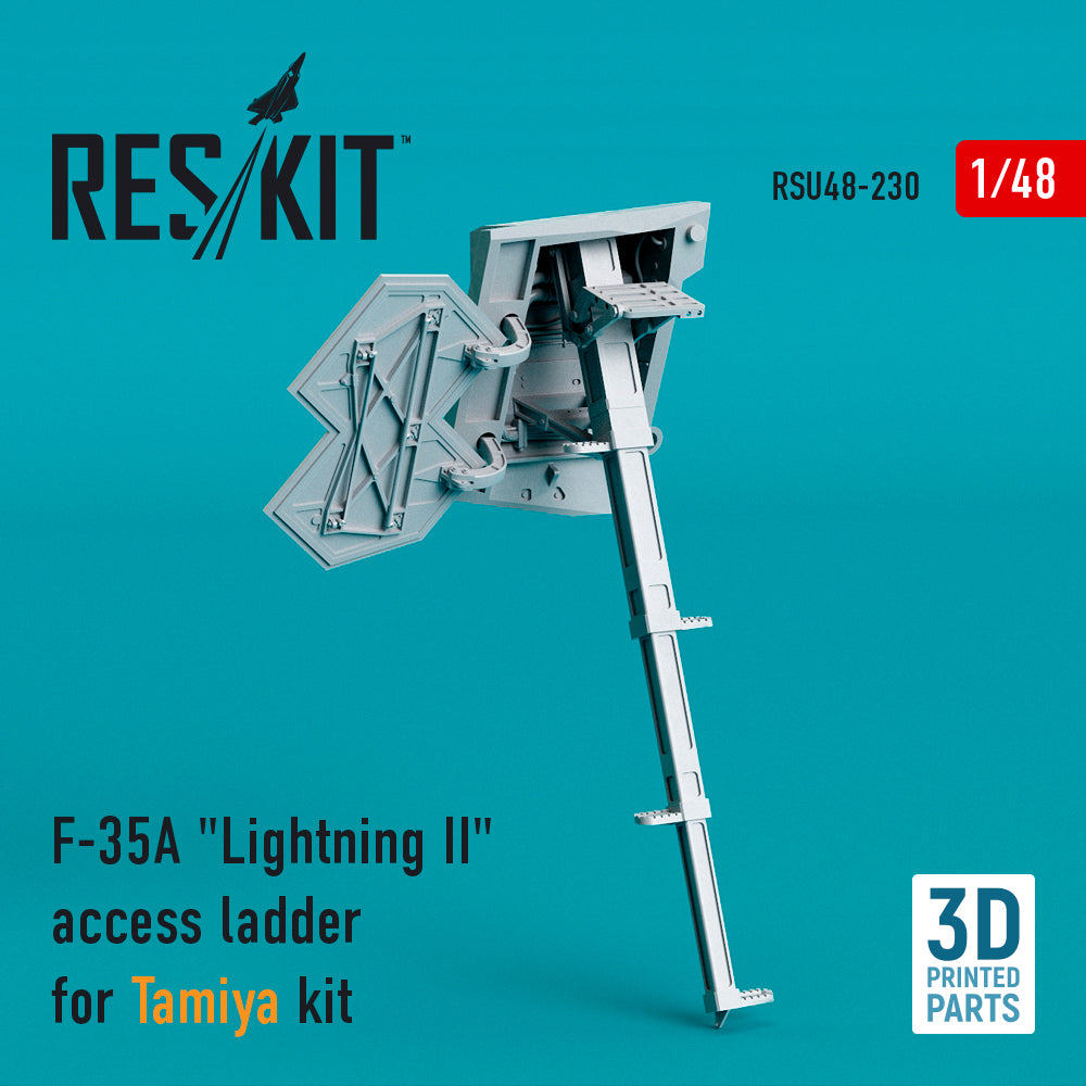Lockheed-Martin F-35A Lightning II access ladder (designed to be used with Tamiya kits) 3D-Printed)[F-35B F-35C]