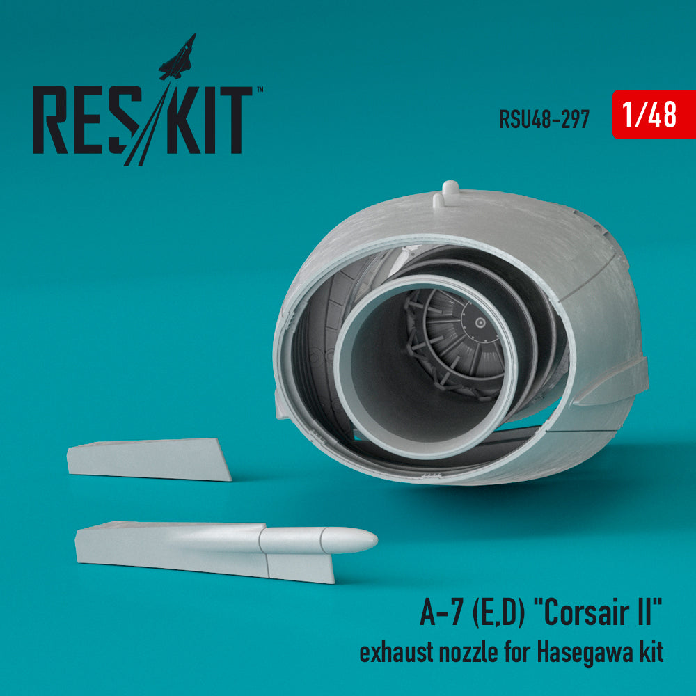 LTV A-7E/A-7D) Corsair II exhaust nozzle (designed to be used with Hasegawa kits)