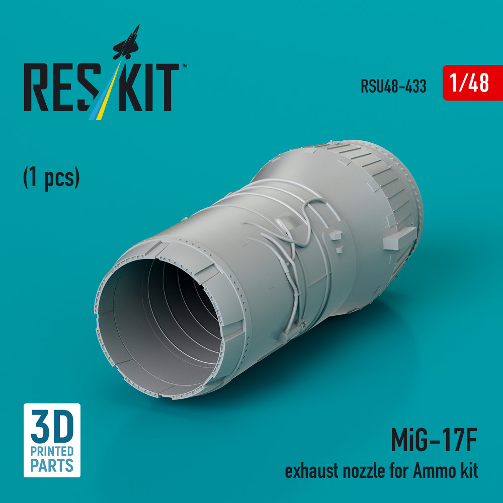 Mikoyan MiG-17F exhaust nozzle for Ammo kit (3D-Printed)