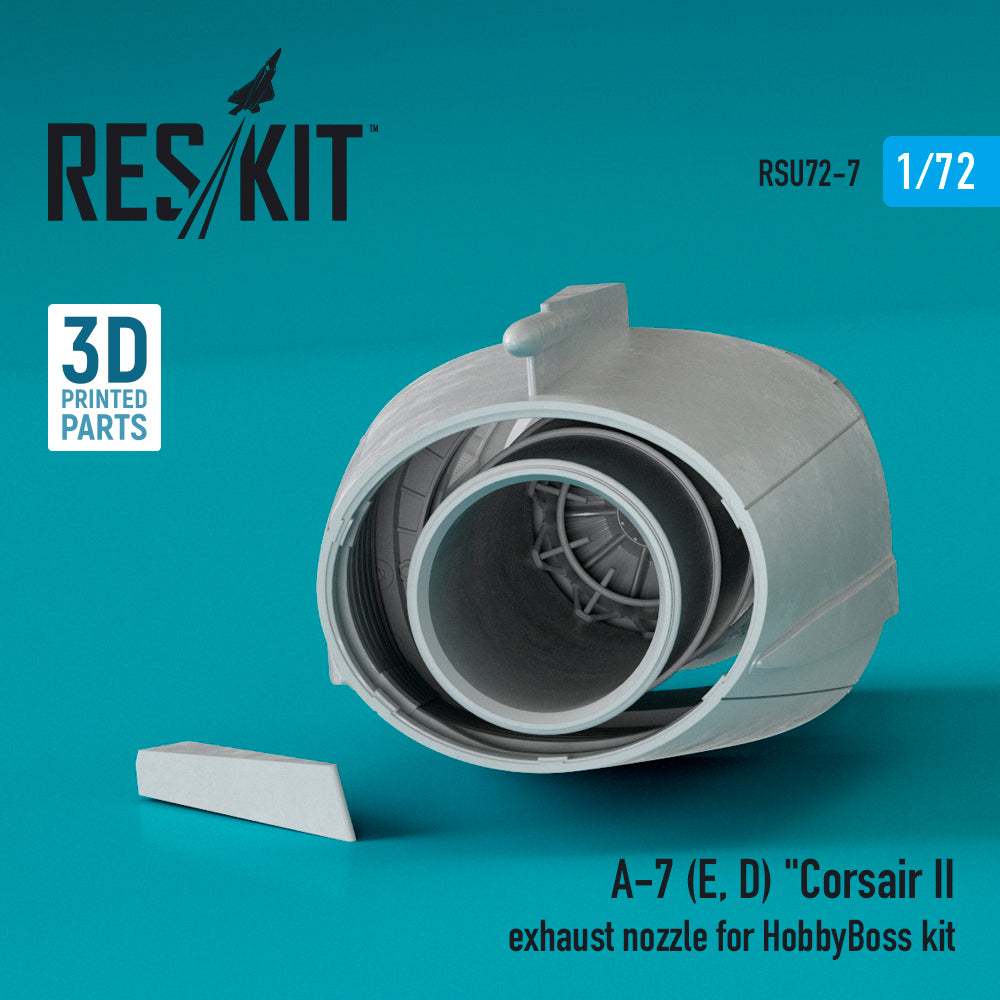LTV A-7D/A-7E CORSAIR II EXHAUST NOZZLE (designed to be used with Hobby Boss KITs) (3D-Printed) (1/72)