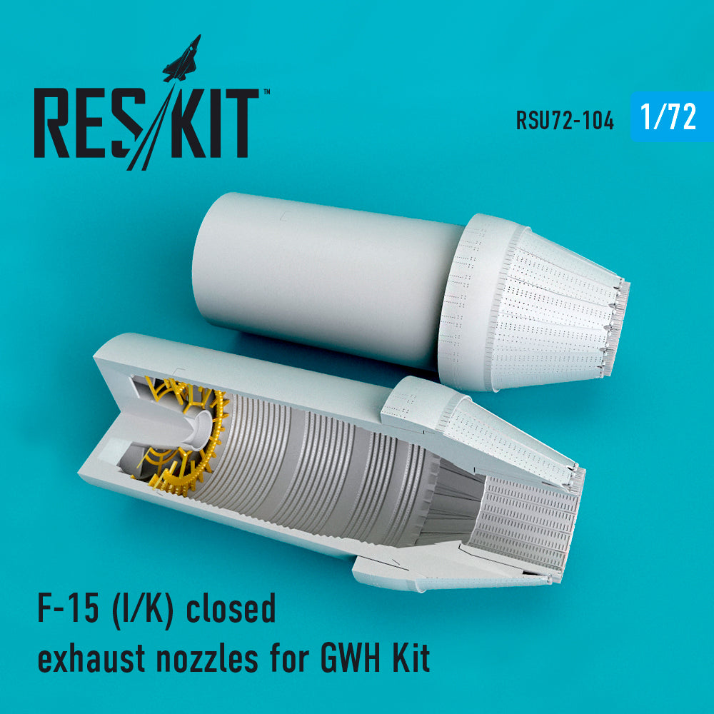 McDonnell F-15I/K closed exhaust nozzles (designed to be used with Great Wall Hobby kits) (discontinued August 2023)