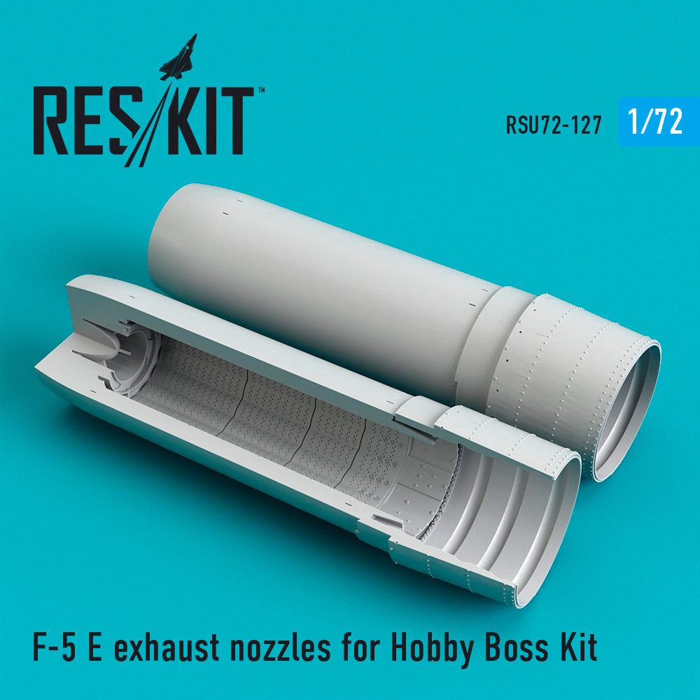 Northrop F-5E exhaust nozzles (designed to be used with Hobby Boss kits)(Reskit sold out July 2025)