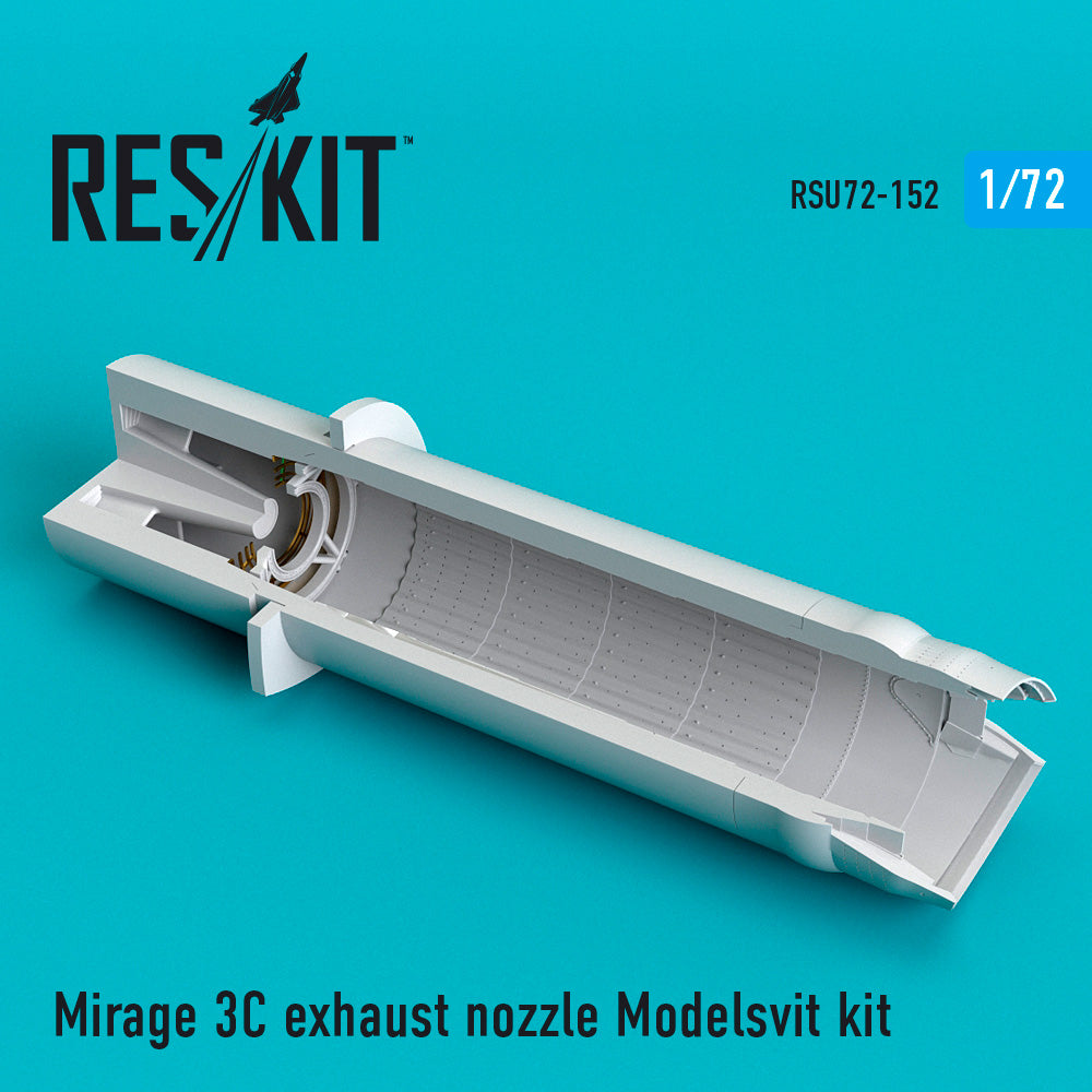Dassault_Mirage IIIC exhaust nozzle (designed to be used with Modelsvit kits)(discontinued by Reskit June 2025)