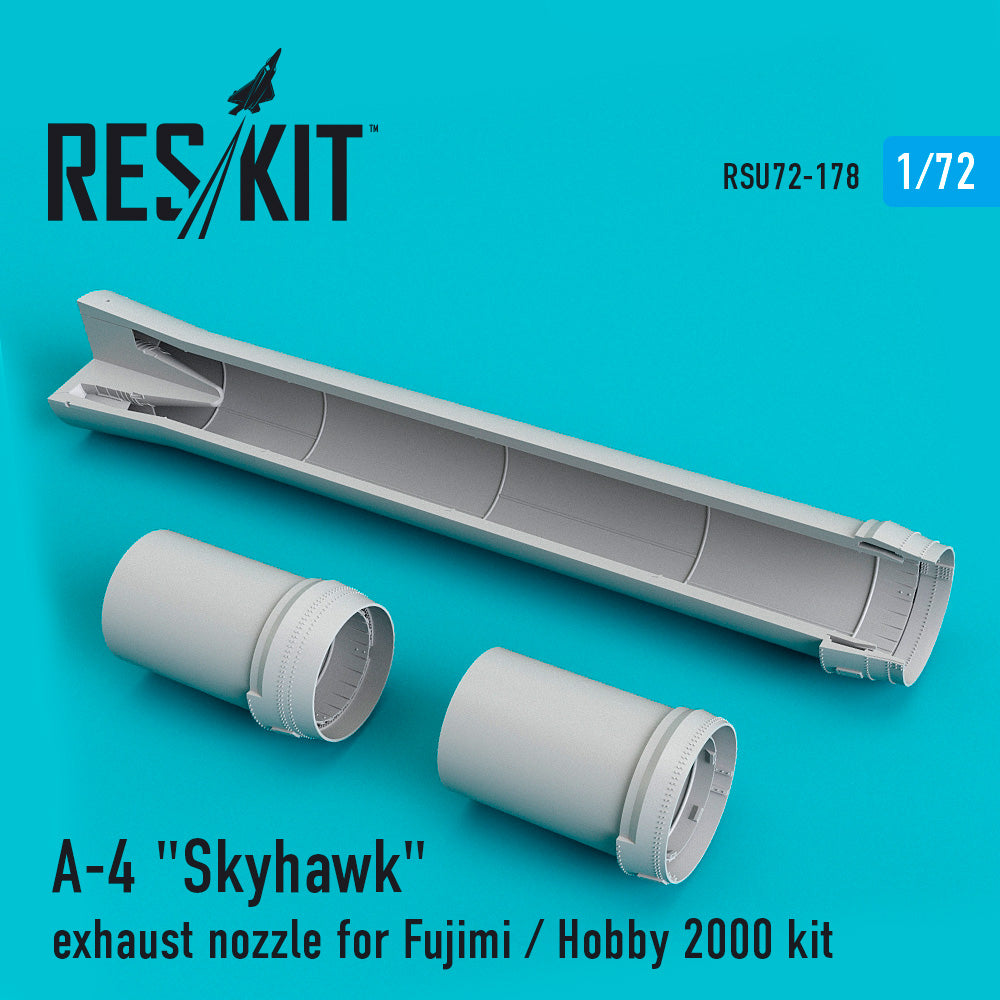 Douglas A-4E Skyhawk exhaust nozzle (designed to be used with Fujimi and Hobby 2000 kits)