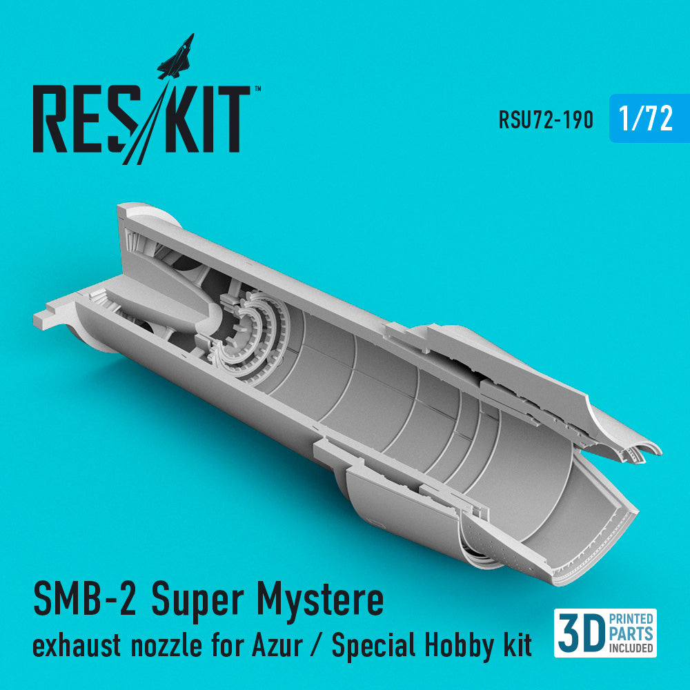 Dassault SMB-2 Super Mystere exhaust nozzle (designed to be used with Azur and Special Hobby kits)
