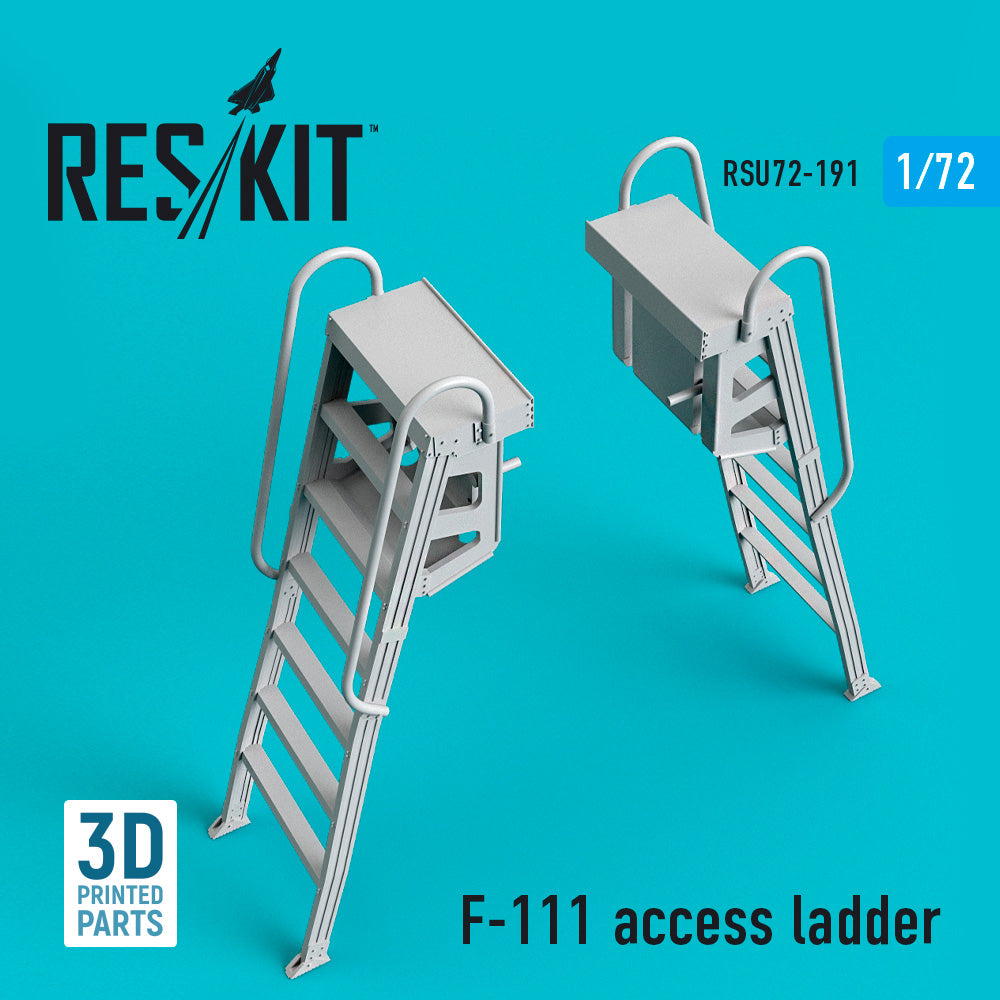 General-Dynamics F-111 access ladder (3D-Printed) (designed to be used with Hasegawa nd Hobby Boss kits) [General-Dynamics F-111A F-111C F-111D F-111E F-111F]