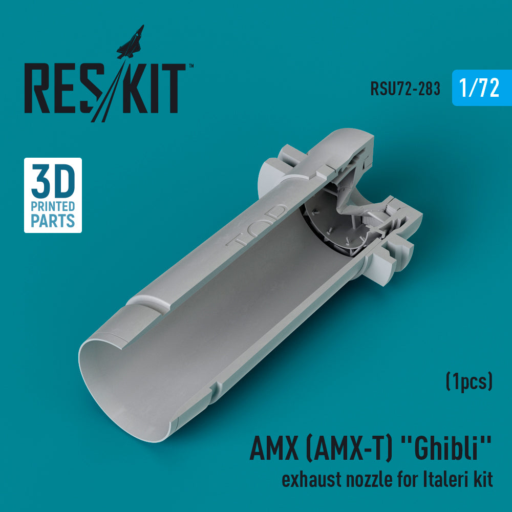 AMX (AMX-T) Ghibli exhaust nozzle (designed to be used with Italeri kits) (3D-Printed)