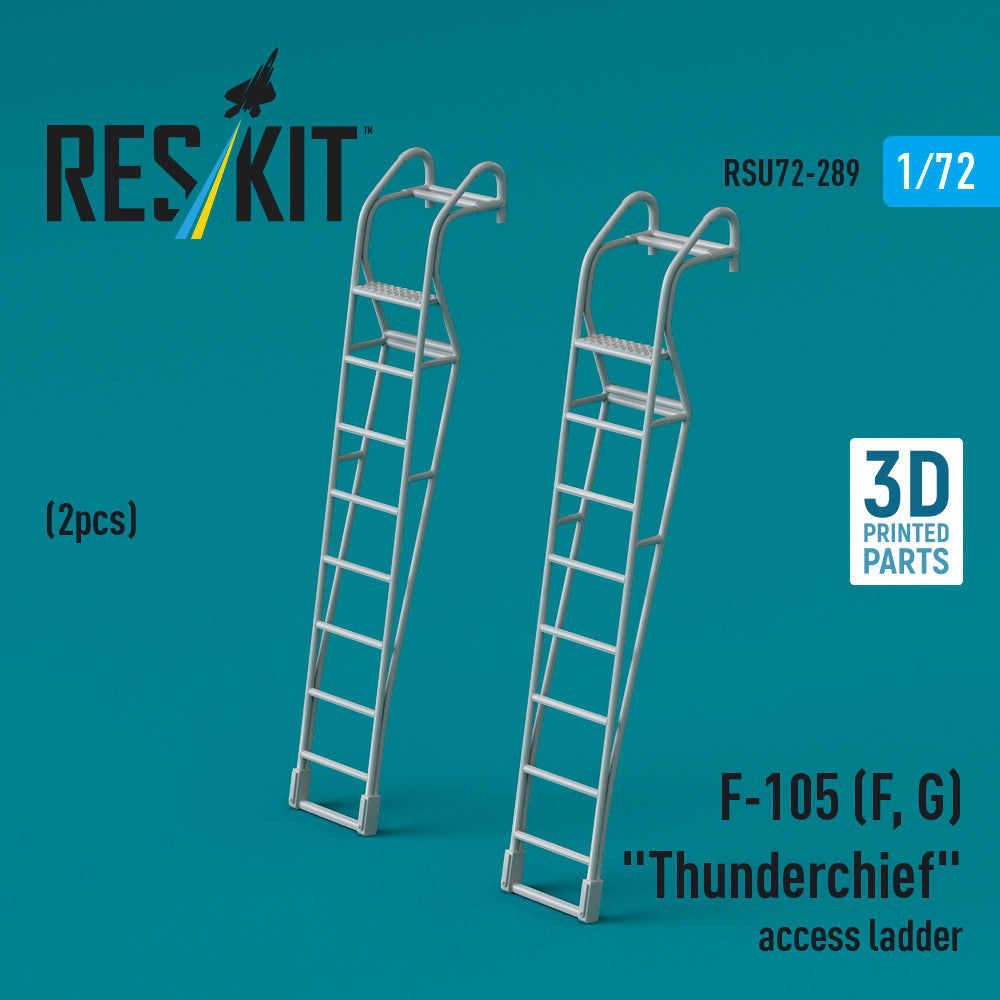 Republic F-105F/F-105G Thunderchief access ladders (2 pcs) (3D-Printed)