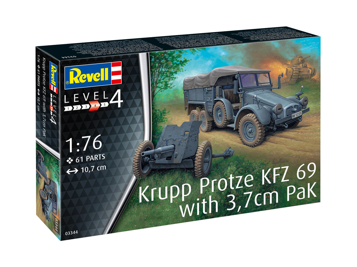 Krupp-Protze KFZ.69 with 3.7cm Pak