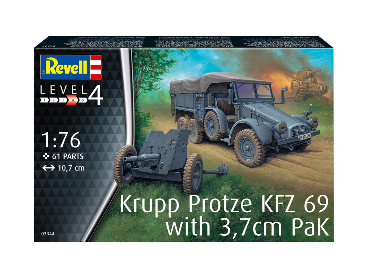 Krupp-Protze KFZ.69 with 3.7cm Pak