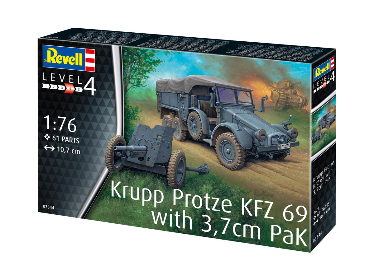 Krupp-Protze KFZ.69 with 3.7cm Pak