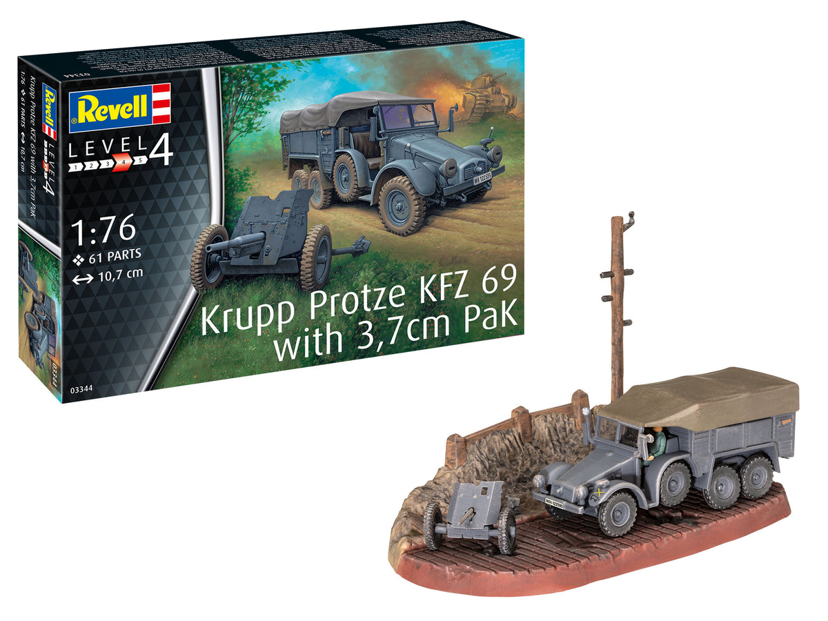 Krupp-Protze KFZ.69 with 3.7cm Pak