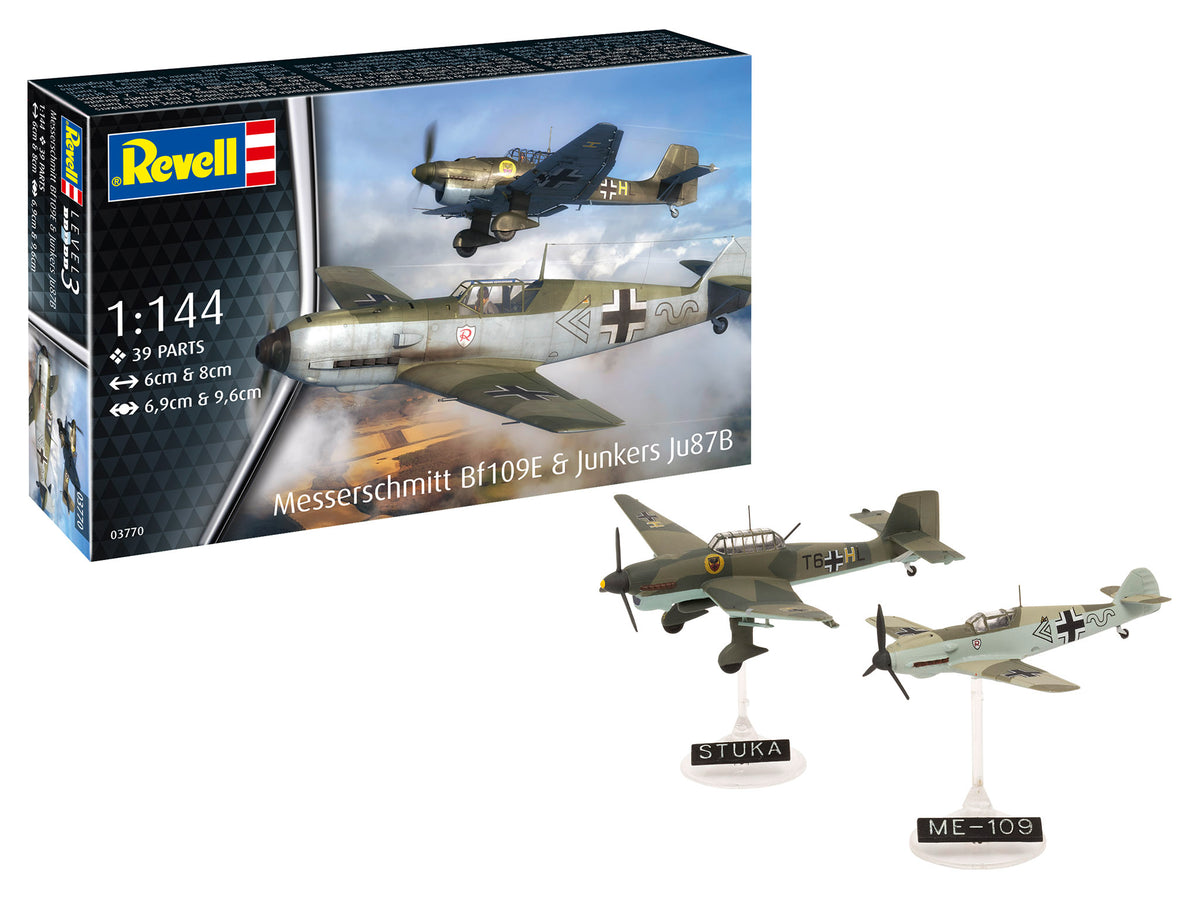 Messerschmitt Bf-109E & Junkers Ju-87B Stuka