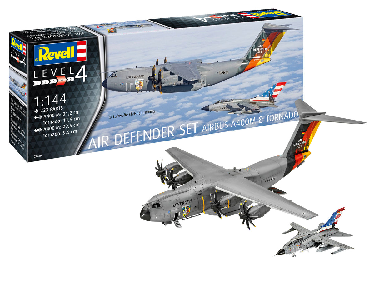 Luftwaffe Air Defender set. Airbus A400M and Panavia Tornado