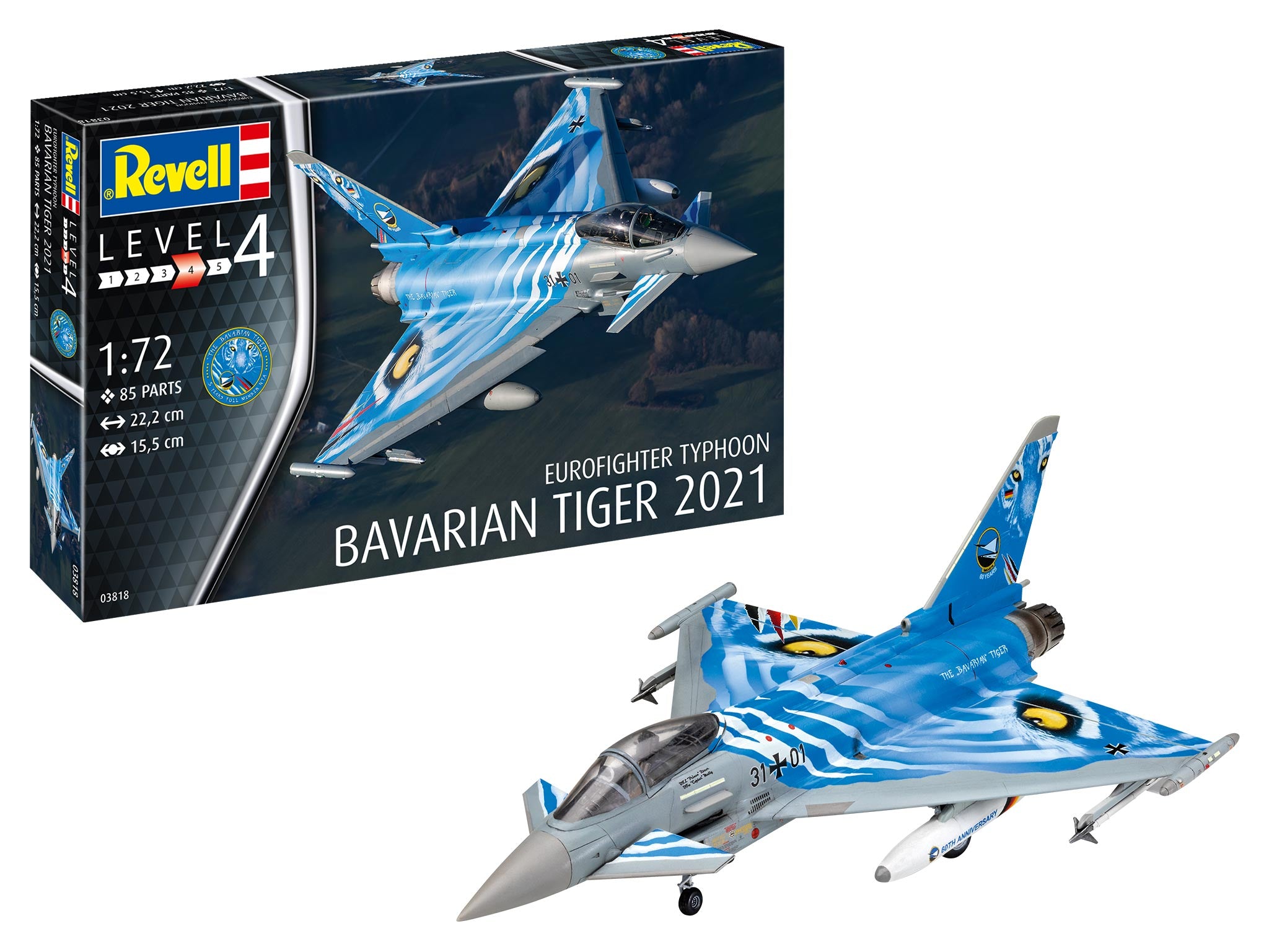 Eurofighter Typhoon Bavarian Tiger 2021 [EF-2000A]