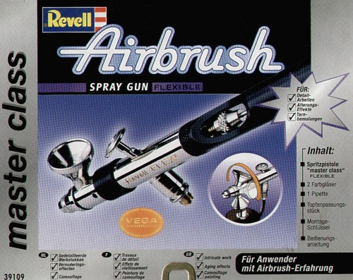 Airbrush Master Class 360 Bottle/Gravity Feed, Double Action, Fine Head