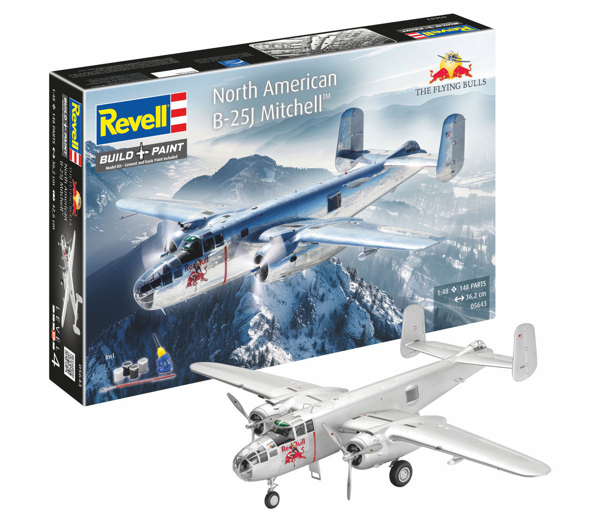 Gift Set North-American B-25J Mitchell: Flying Bulls 25th Anniversary