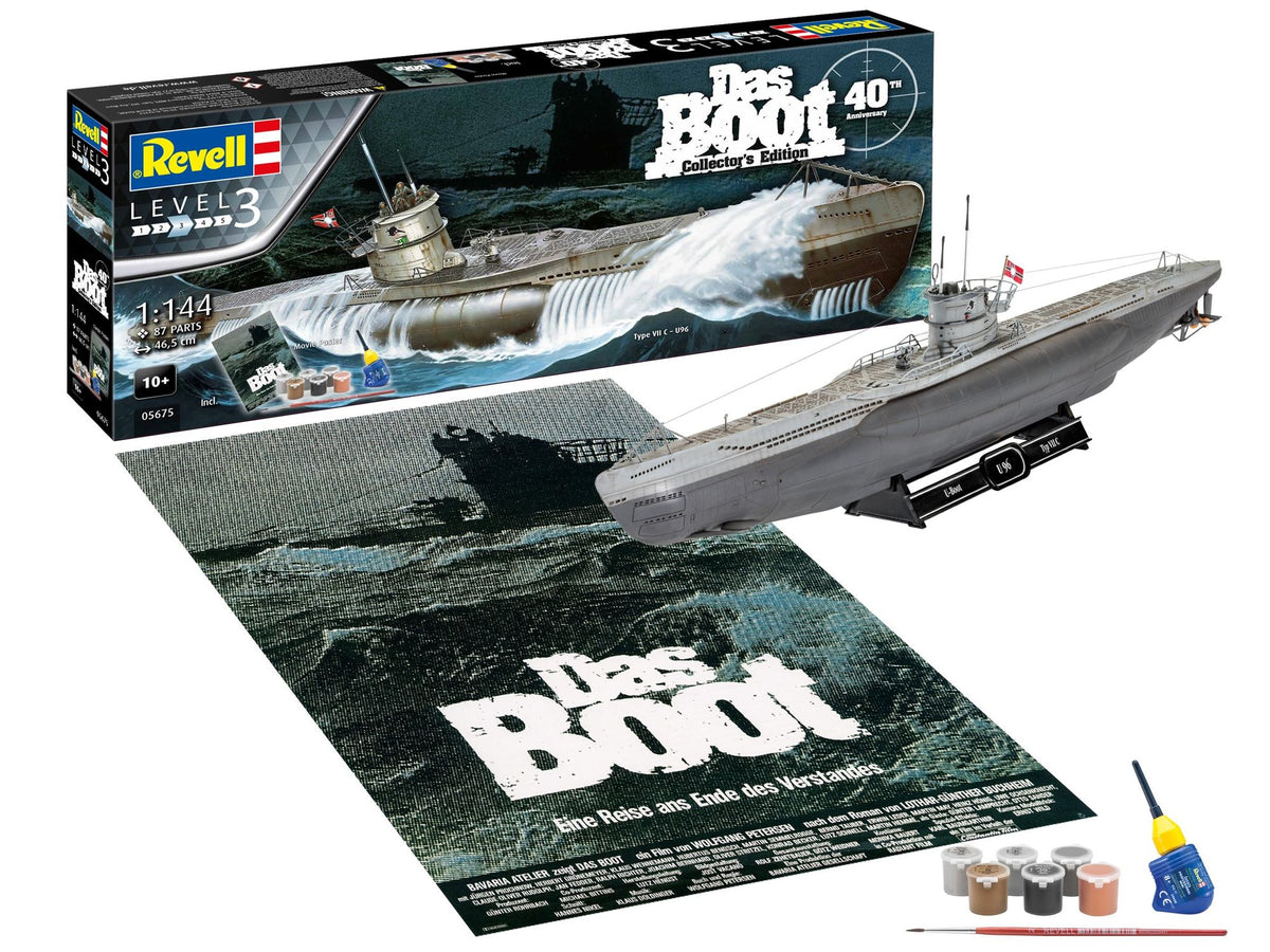 DAS BOOT 40th Anniversary Gift SetIncludes Paint, Glue and Poster