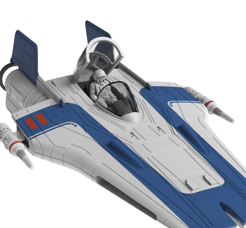 Build & Play Resistance A-Wing Fighter (Blue)