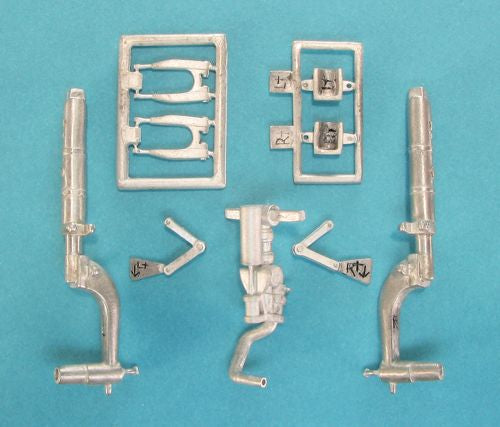 North-American P-51D Mustang replacement Metal Landing Gear (designed to be used with Trumpeter kits)