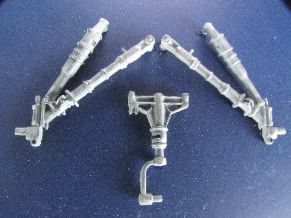 General-Dynamics F-16 Fighting Falcon replacement Metal Landing Gear (designed to be used with Hasegawa kits) [F-16A F-16B Lockheed-Martin F-16C]