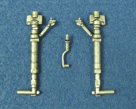 Curtiss P-40 replacement Metal Landing Gear (designed to be used with Eduard kits and Hasegawa kits) [P-40E P-40K Warhawk P-40M P-40N]