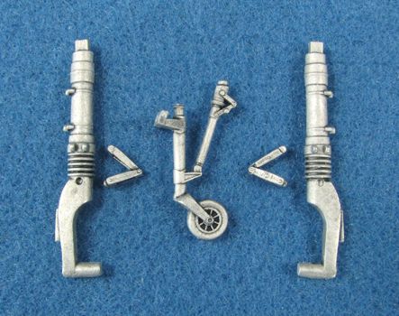 Nakajima Ki-44-II/Prototype Tojo replacement Metal Landing Gear (designed to be used with Hasegawa kits)