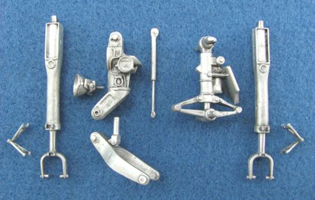 McDonnell-Douglas AV-8B Harrier replacement Metal Landing Gear (designed to be used with Trumpeter kits)