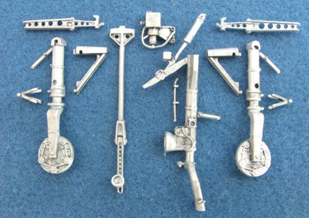 McDonnell F-15D/F-15E Eagle replacement Metal Landing Gear (designed to be used with Revell kits)