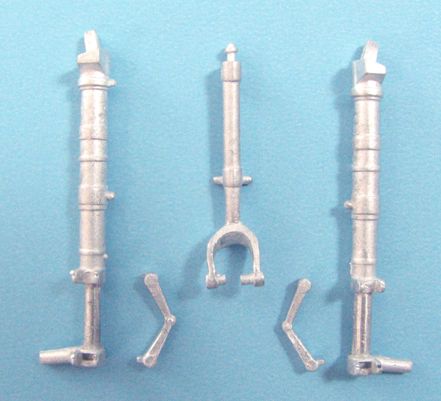 Messerschmitt Bf-109 replacement Metal Landing Gear (designed to be used with Trumpeter kits) [Bf-109E-3 Bf-109E-4 Bf-109F-4 Bf-109G-2/Tropical Bf-109G-6 Bf-109G-10 Bf-109K-4]