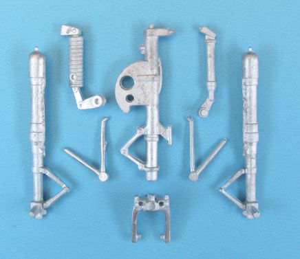Heinkel He-162A-2 Salamander replacement Metal Landing Gear (designed to be used with Best Models and Revell kits)