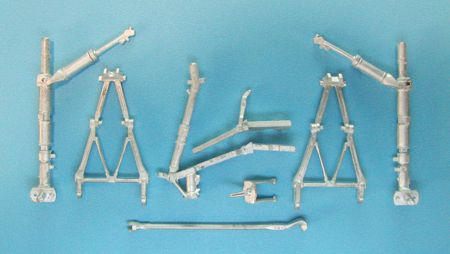 Vought F4U-1 Corsair Bird Cage replacement Metal Landing Gear (designed to be used with Tamiya kits)