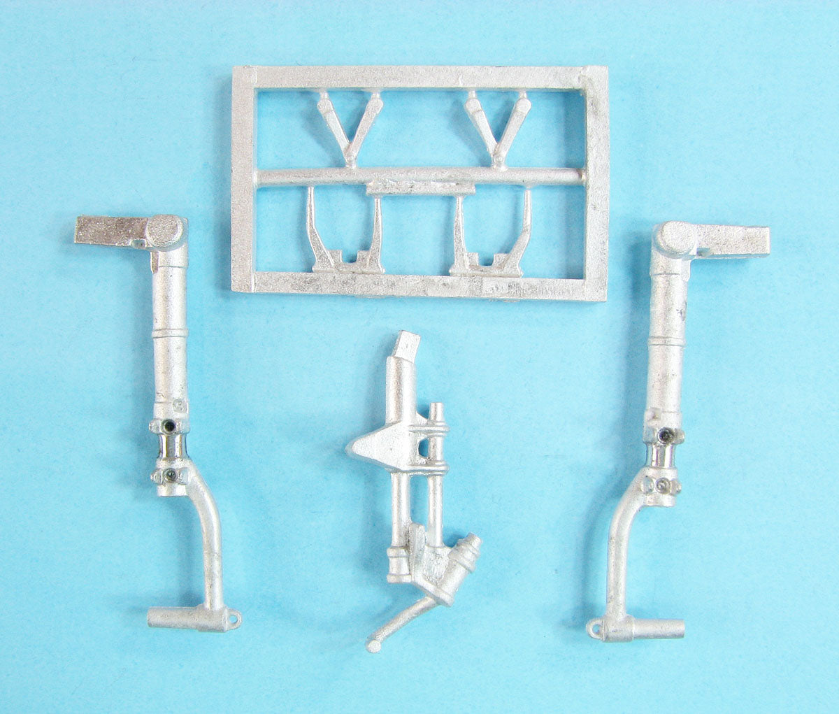North-American P-51D Mustang replacement Metal Landing Gear (designed to be used with Revell kits)) (for 1/32 Revell, 2017 mold)