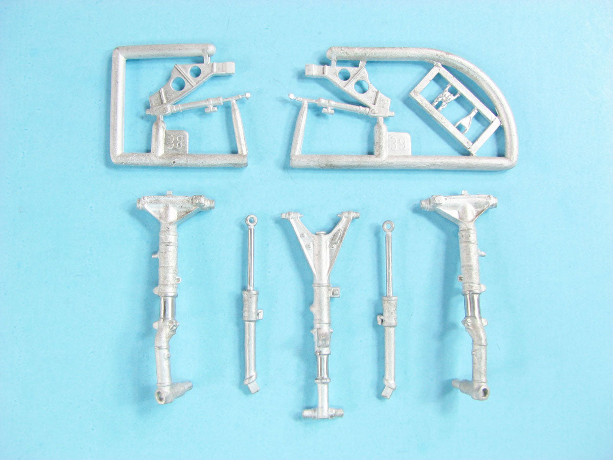 Dassault_Mirage 2000 replacement Metal Landing Gear (design ed to be used with Kitty Hawk Models Model kits)