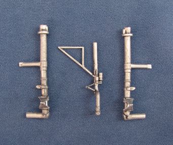 North-American B-25B/B-25C/B-25D/B-25G Mitchell replacement Metal Landing Gear (designed to be used with Academy, Accurate Miniatures and Italeri kits)[PBJ-1D]