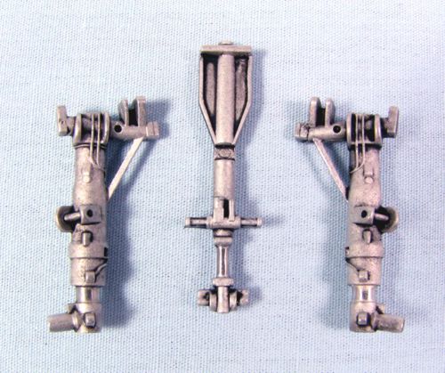 Dassault Rafale A/B/C replacement Metal Landing Gear (designed to be used with Hobby Boss and Revell kits)