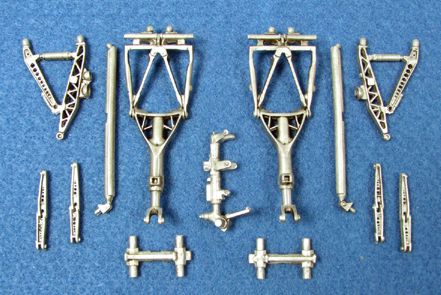 Convair B-58 Hustler replacement Metal Landing Gear (designed to be used with Monogram and Revell kits)