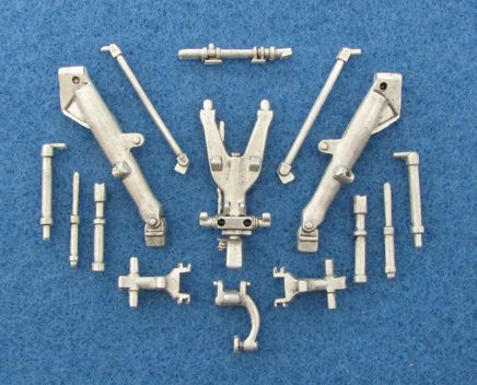 Sepecat Jaguar replacement Metal Landing Gear (designed to be used with Airfix, Heller and Revell kits) made for the original pre 2025 kit