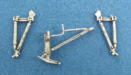 LTV A-7A/A-7D/A-7E Corsair II replacement Metal Landing Gear (designed to be used with Hasegawa kits)