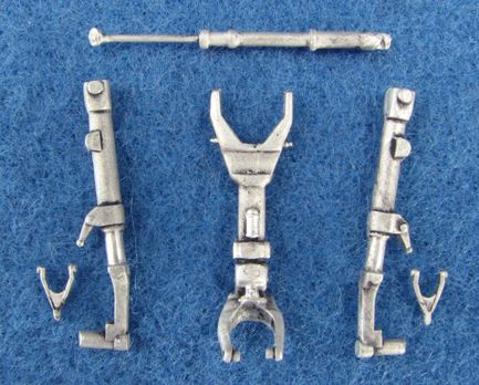 Dassault_Mirage III replacement Metal Landing Gear (designed to be used with Eduard kits)