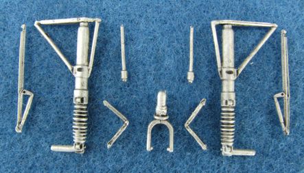 Messerschmitt Bf-110 replacement Metal Landing Gear (designed to be used with Eduard kits)