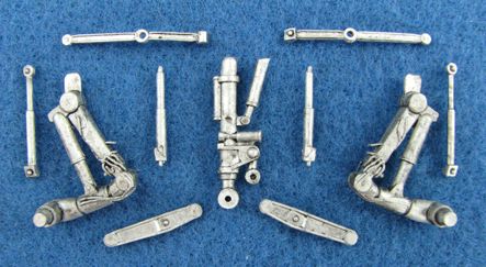 Sukhoi Su-25 Frogfoot replacement Metal Landing Gear (designed to be used with Revell kits)