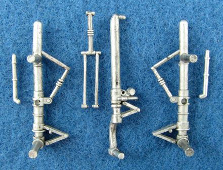 Lockheed P-38 Lightning replacement Metal Landing Gear (designed to be used with Monogram and Revell kits)
