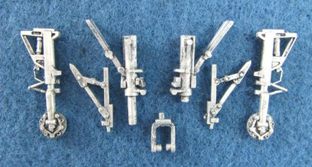 Northrop F-5E/F-5F Tiger II replacement Metal Landing Gear (designed to be used with AFV Club kits)