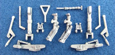 Sukhoi Su-7BKL/Sukhoi Su-7BMK, Su-22 Fitter replacement Metal Landing Gear (designed to be used with Eduard kits, KP/Kopro, OEZ and SMER kits)
